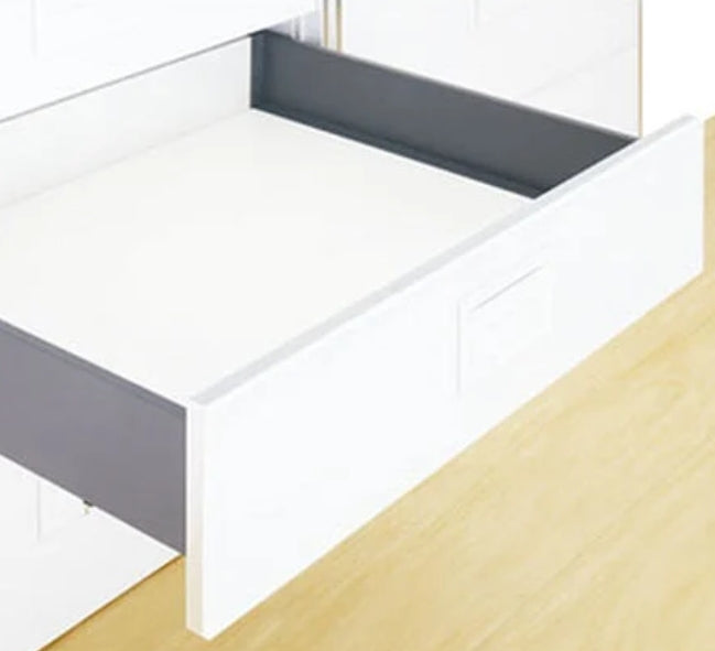 KIT CAJÓN METÁLICO H171X450CM CON CIERRE SUAVE 30KG BLANCO