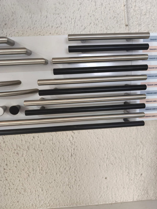 TIRADOR CANELO NGANODIZADO NEGRO