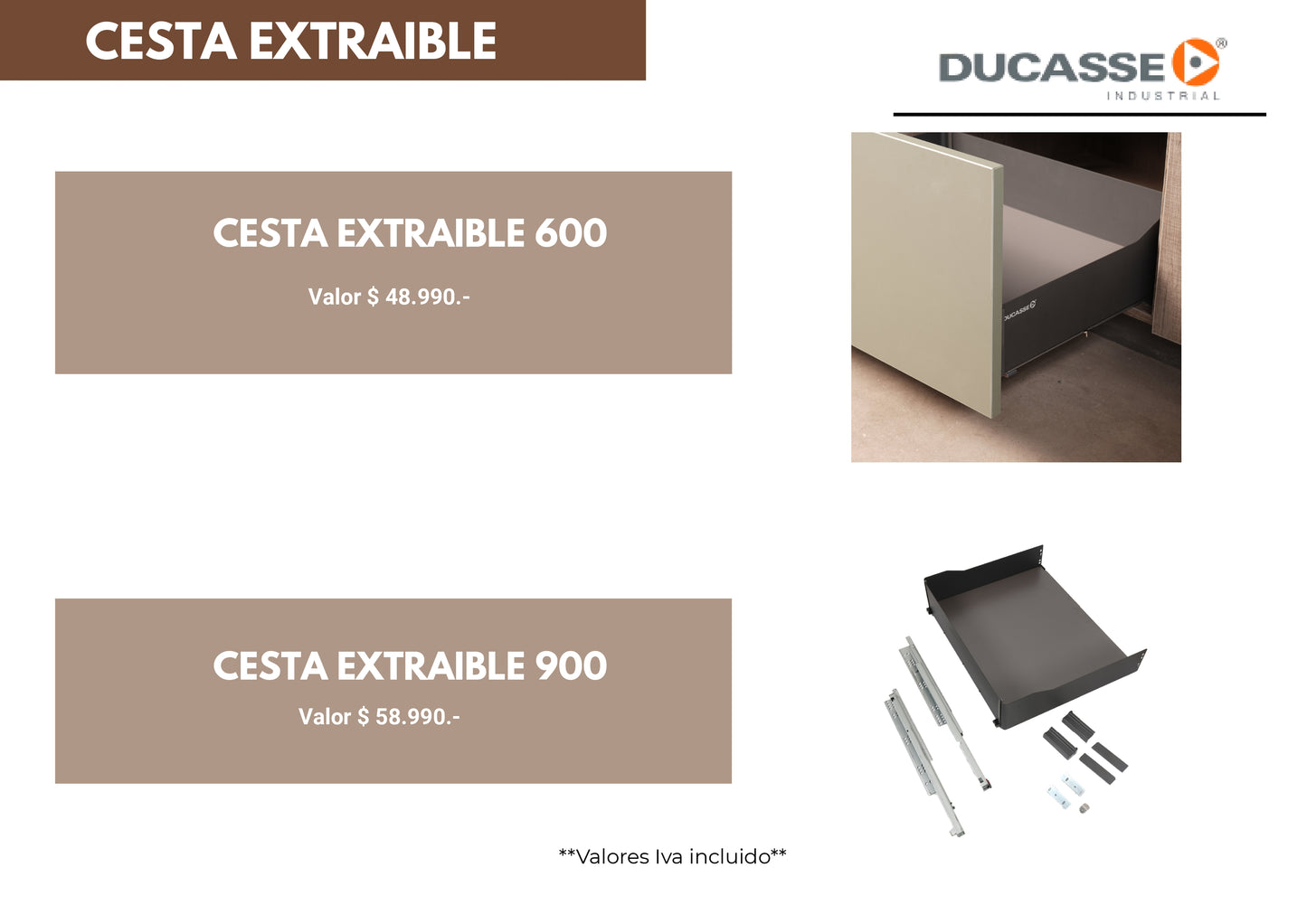 CATALOGO DUCASSE EXTRAIBLE